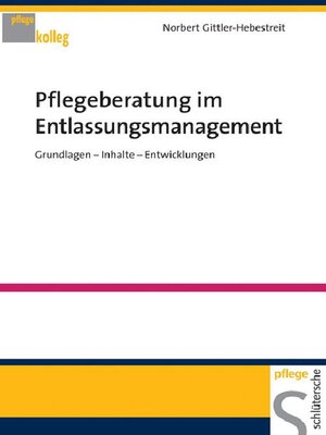 cover image of Pflegeberatung im Entlassungsmanagement